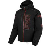 FXR Helium X 2-in-1 2025 Chaqueta para motos de nieve, negro/rojo, Talla L