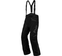FXR Helium X Pantalones baberos para motos de nieve, negro, tamaño S