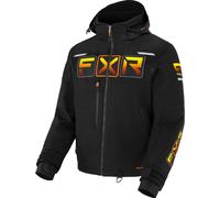 FXR Maverick 2-in-1 Chaqueta para moto de nieve, negro-naranja, tamaño L para Hombres