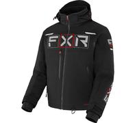 FXR Maverick 2-in-1 Chaqueta para moto de nieve, negro/rojo, Talla XXL