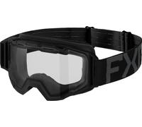 FXR Maverick Clear Bold Gafas de moto de nieve para jóvenes, negro, Talla única