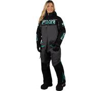 FXR Maverick F.A.S.T. Insulated Damas One Piece Traje de moto de nieve, negro-gris, tamaño 8 para Mujer