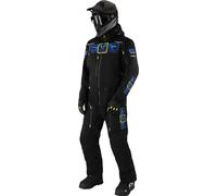 FXR Maverick Lite Traje de moto de nieve de una pieza, negro/azul/amarillo, Talla M