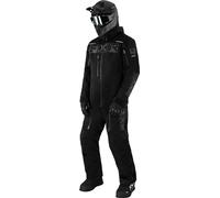 FXR Maverick Lite Traje de moto de nieve de una pieza, negro/gris, Talla L