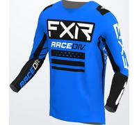 FXR Off-Road RaceDiv Maillot de Motocross, azul/negro, Talla XXL