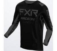 FXR Off-Road RaceDiv Maillot de Motocross, negro/gris, Talla XL