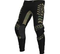 FXR Podium Gladiator 2023 Pantalones de motocross, negro-verde, tamaño 30 para Hombres