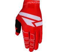 FXR Pro-Fit Air Guantes perforados de Motocross, Rojo/Blanco/Negro, Talla 2XL