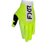 FXR Pro-Fit Air Logo Guantes perforados de Motocross, amarillo/blanco, Talla XL