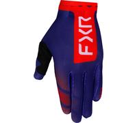 FXR Pro-Fit Air Logo Guantes perforados de Motocross, Azul/Rojo, Talla XL