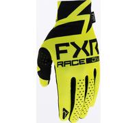 FXR Pro-Fit Lite Guantes de motocross juvenil, negro-amarillo, tamaño M