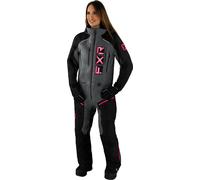 FXR Recruit F.A.S.T. Insulated Damas One Piece Traje de moto de nieve, negro/gris, Talla 8