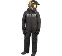 FXR Recruit Traje de moto de nieve de una pieza para jóvenes, negro, tamaño 16