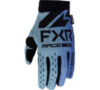 FXR Reflex 2023 Guantes de motocross juvenil, negro-azul, tamaño S