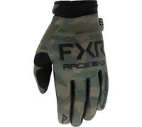 FXR Reflex 2023 Guantes de motocross, negro-verde-multicolor, tamaño XL para Hombres