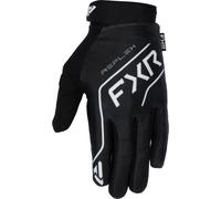 FXR Reflex Dual Guantes de motocross, negro-blanco, tamaño M para Hombres