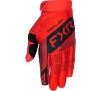 FXR Reflex Dual Guantes de motocross, negro-rojo, tamaño S para Hombres