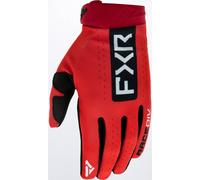 FXR Reflex Guantes de motocross, negro-rojo, tamaño XL para Hombres