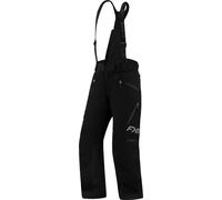 FXR Renegade FX 2023 Pantalones babero para motos de nieve para damas, negro/gris, Talla 10