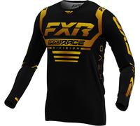 FXR Revo 2024 Youth Maillot de motocross, negro-oro, tamaño M