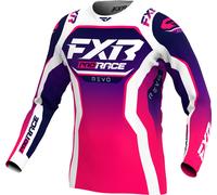 FXR Revo 2025 Maillot de motocross, morado/rosa, Talla L