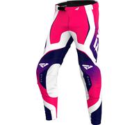 FXR Revo 2025 Pantalones de motocross para jóvenes, rosa-lila, tamaño 26