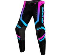 FXR Revo Pro LE Pantalones Juveniles de Motocross, negro-rosa, tamaño XL