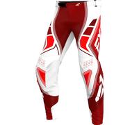 FXR Revo Velocity Pantalones de motocross, Rojo/Blanco, Talla 36