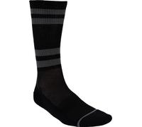 FXR Turbo Athletic Calcetines - 1 Par, negro-gris, tamaño S M para Hombres