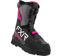 FXR X-Cross Pro BOA Botas para motos de nieve, negro-rosa, tamaño 37 para Hombres