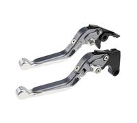 FXVBG Embrague Accesorios Para Motocicleta: Manetas De Control Ajustables Con Palancas Freno Y Embrague Pivotantes Para Para Wolverine 350 (2006-2009)(Silver)