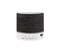 fxwtich Altavoz Bluetooth largo tiempo de espera práctico colorido mini grieta Bluetooth altavoz A9 negro