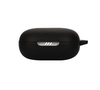 fxwtich Funda para auriculares con diseño de hebilla, a prueba de golpes, funda de silicona para auriculares Jbl Live Flex anticaídas, antihuellas, funda para auriculares de viaje con agujero de