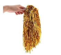 fxwtich Pompones de animadora, 2 unidades, con mango de plástico, accesorios coloridos para deportes enérgicos, equipo de baile, mejora de la apariencia, material de polietileno ligero y duradero, no