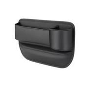 FxxxD1 Organizador Gap Asiento Coche para SsangYong ActYon 2006-2017,Organizador de Coche Entre los Asientos con Soporte para Vasos de Agua,B-Erster Offizier-Black