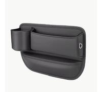 FxxxD1 Organizador Gap Asiento Coche para SsangYong ActYon 2006-2017,Organizador de Coche Entre los Asientos con Soporte para Vasos de Agua,A-Haupttreiber-Black