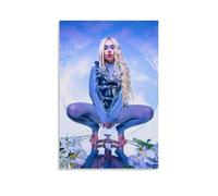 FXZFDCD Ava Max - Póster decorativo de cantante legendario de cantante famoso cantante para pared, póster decorativo para dormitorio, 40 x 60 cm, estilo sin marco