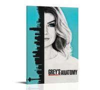 FXZFDCD Grey's Anatomy - Póster decorativo para pared, diseño de película retro y serie de televisión increíble, póster decorativo para dormitorio, 20 x 30 cm, estilo marco