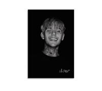 FXZFDCD Lienzo decorativo para pared, diseño de cantante legendario y famoso cantante de Lil Peep, póster decorativo para dormitorio, 60 x 90 cm, estilo sin marco