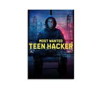 FXZFDCD Póster decorativo para pared con diseño de hacker de la película retro y la increíble serie de televisión de The Most Wanted Teen Hacker, 12 x 18 pulgadas (30 x 45 cm), estilo sin marco