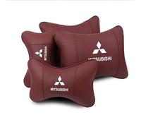 FXZNB Cojín para Asiento de Coche, Reposacabezas para Asientos de automóvil, Cubierta extraíble, Cojín de Soporte Lumbar Ergonómico,para Mitsubishi Dion Eclipse Eclipse.,Red