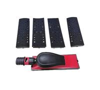 Fxzqgnh 1 Tablero de Lijado Manual con Ajuste Giratorio y Almohadilla para Pulir y Trabajar sobre Superficies Planas Curvas O Cóncavas en Automoción, 70mmx198mm