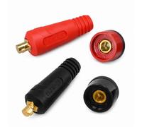 Fxzqgnh 4 Piezas Conector Rápido con Buena Conductividad Acoplador Rápido Soldadura Aislante Enchufe para Soldadores