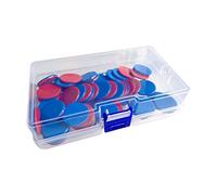 Fxzqgnh 50 Fichas de, Discos Fáciles de Manipular para Practicar Operaciones Básicas, Adecuadas para Niños, Hoteles Y Centros de Ocio.