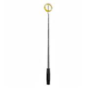 Fxzqgnh 6 Secciones Recuperador Telescópico de Golf Bloqueo Automático Recogedor de Pelotas Golf Mango Ergonómico Accesorio Deportivo para Golfistas, Blanco Y Amarillo