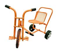 Fxzqgnh Accesorios para Casas de Muñecas en Miniatura, Muebles en Miniatura, Juguetes Decorativos, Metal, Apariencia Realista, Superficie Lisa, Adecuados para, 3 Ruedas Grande