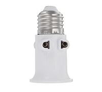 Fxzqgnh Adaptador de Portalámparas E27 Convertidor de Casquillo Enchufe Europeo Base de Rosca Material Compatible con Bombillas Fluorescentes de Estudio a