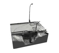 Fxzqgnh Adorno Fotográfico de de Carretera en Ruinas a Escala 1:72 para Micro