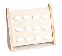 Fxzqgnh Almohadilla de Extensión de Pestañas de Madera de Alto Rendimiento para Injerto de Pestañas Postizas. Organizador.