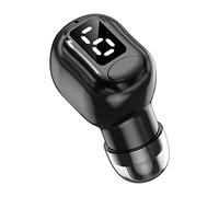 Fxzqgnh Auricular Bluetooth Individual, Intrauditivo para Smartphones iOS Y Android, Ideal para Deportes, Negro